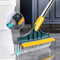 2-in-1 Long Handle Floor & Grout Brush