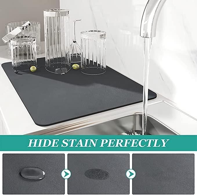 Quick-Dry Absorbent Kitchen Mat